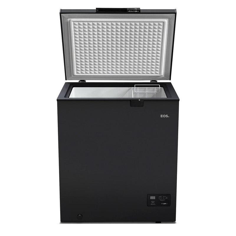 Freezer e Conservador Horizontal EOS 110 Litros EcoGelo Preto